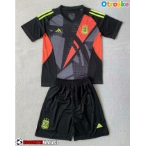 Otroške Nogometnih dresov Argentina Vratar Domači Copa America 2024 Kratki rokavi (+ hlače)